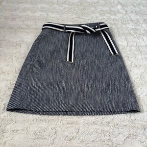 NWT Ann Taylor Women's Size 10 Blue Belted Skirt